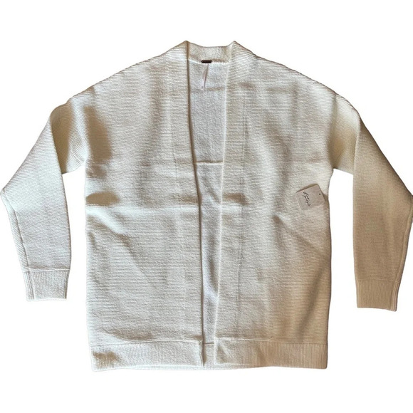 NWT Free People Ottoman Sweater Cardigan Color Ecru Size XS - Picture 4 of 9